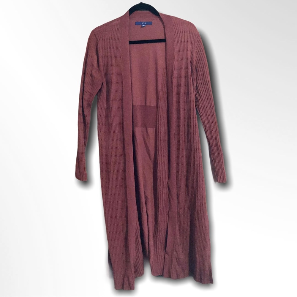 APT 9 |  Duster Cardigan in Dusty Rose